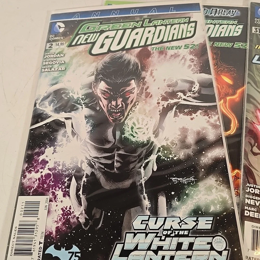Green Lantern: Lot Of 7 The New 52! Corps Uprising Third Army New Guardians‎